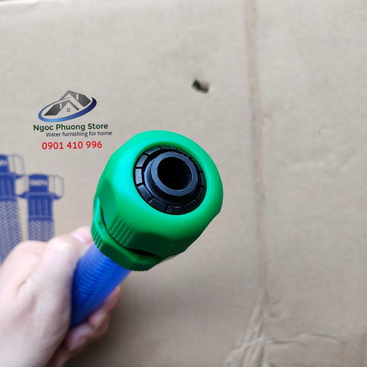 Cút nối nhanh hai đầu nối ống mềm làm vườn 18mm-21mm AQUAMATE ĐÀI LOAN W3250