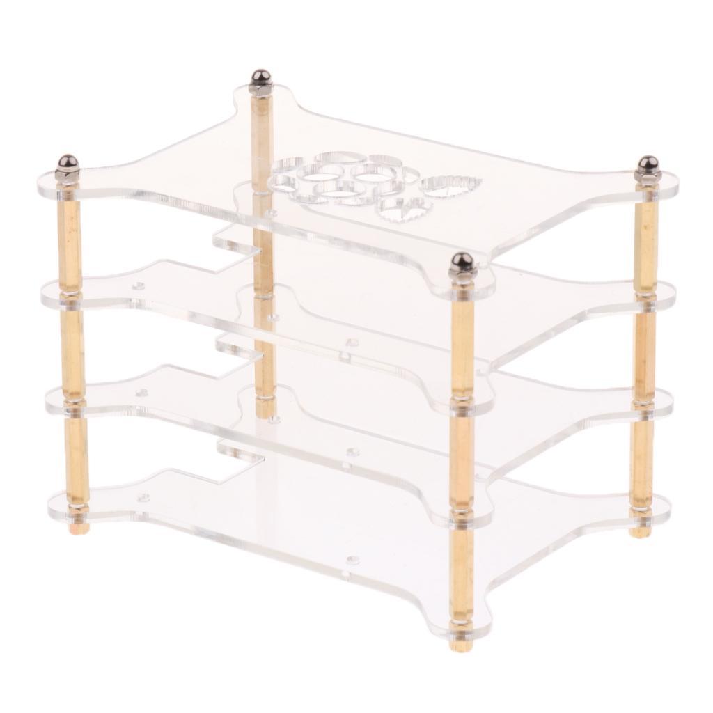 Acrylic Clear Case 3 Layer Enclosure for Raspberry Pi 3 Model B B+ / Pi 2