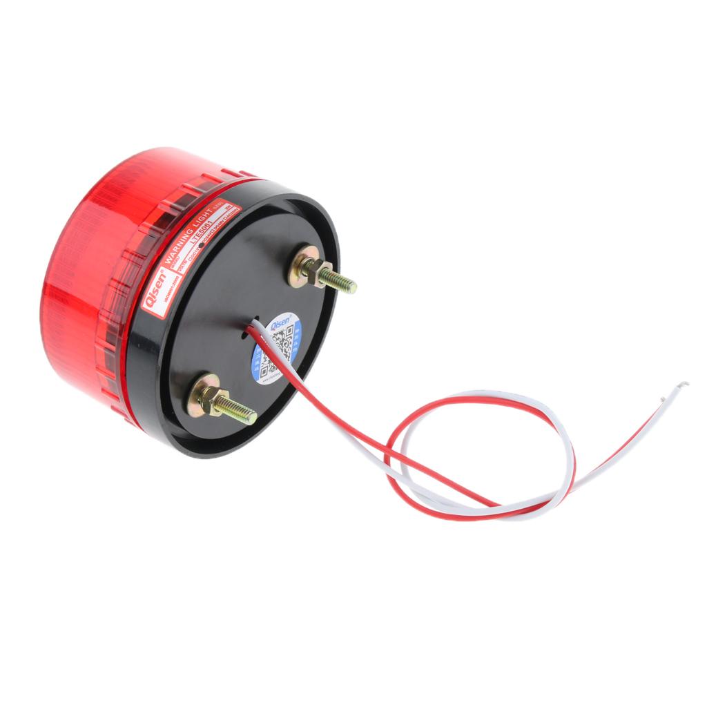 2 Pieces/pack 24V Always-On Warning Beacon Lights, Red