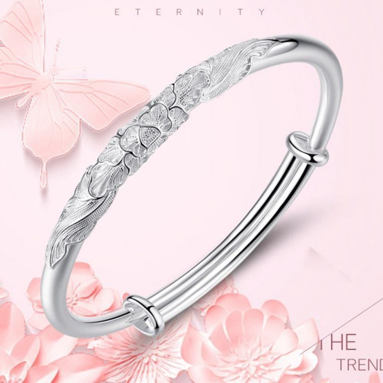 Vòng tay  phong cách Hàn Quốc kiểu họa tiết hình hoa có thể điều chỉnh kích thước sành điệu ANTA Jewelry - ATJ3834