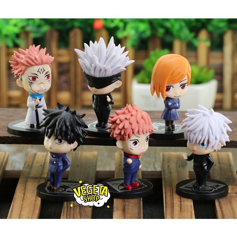 Mô hình Jujutsu Kaisen - Chú thuật hồi chiến - 6 nhân vật Inumaki Yuji Itadori Sukuna Satoru Gojo Megumi Nobara Kugisaki