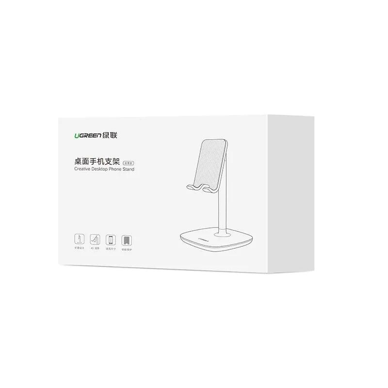 Ugreen UG60343LP177TK Màu Trắng Giá đỡ điện thoại để bàn đế hợp kim nhôm - HÀNG CHÍNH HÃNG