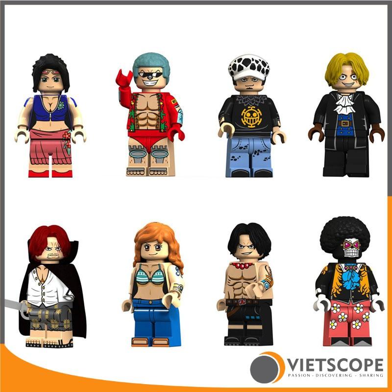 Lắp ráp 14 nhân vật Vua Hải Tặc One Piece - Non lego - 7025