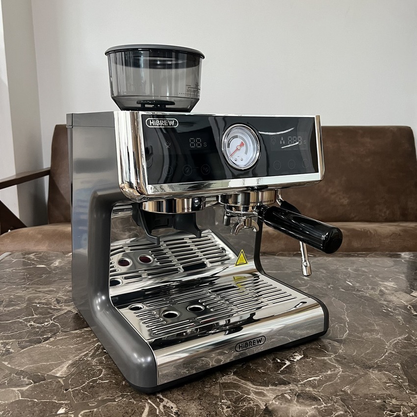 Máy pha cà phê Espresso chuyên nghiệp 3 in 1, thương hiệu Mỹ cao cấp HiBREW H7A, 3000W, Dung tích 2,8 lít, 20 bars - Bảo hành 12 Tháng, Hàng chính hãng