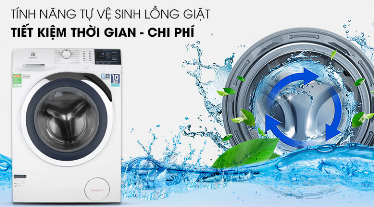 Máy Giặt Electrolux Inverter 9 kg EWF9024BDWB 9
