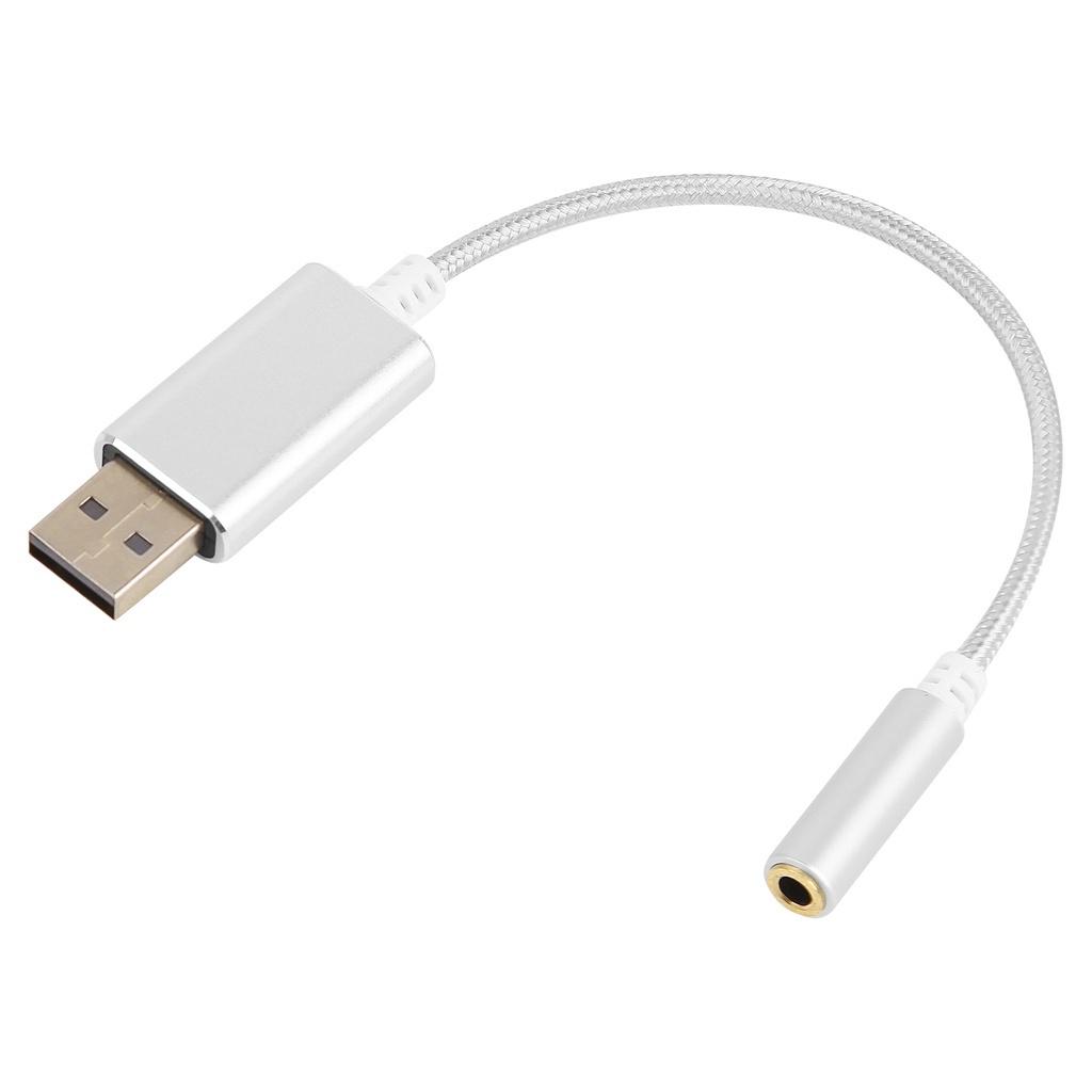 ▼✹▣Card Âm Thanh Ngoài Cổng Usb Và Đầu Cắm 3.5mm