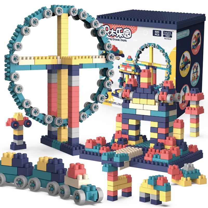 Bộ đồ chơi lego 520 chi tiết thỏa mái sáng tạo - phát triển trí não toàn diện cho trẻ