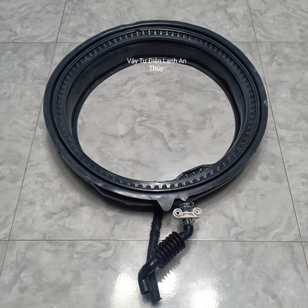 Gioăng cửa máy giặt Aqua đen 2 vòi rồng - zoăng cửa máy giặt Aqua đen 2 vòi rồng - ron cửa máy giặt Aqua đen 2 vòi rồng