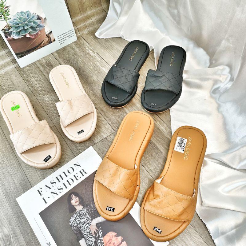 Dép Bánh Mỳ Quai Ngang Chần Ô Siêu Nhẹ
