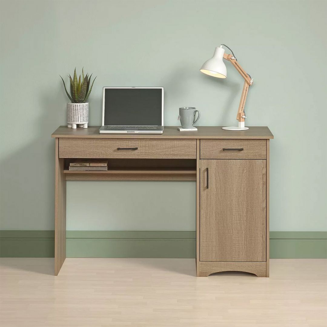 Bàn vi tính gỗ sang trọng SMLIFE Deacon