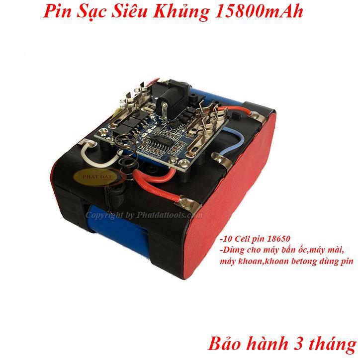 Pin cho máy bắt ốc pin máy mài pin 10 cell