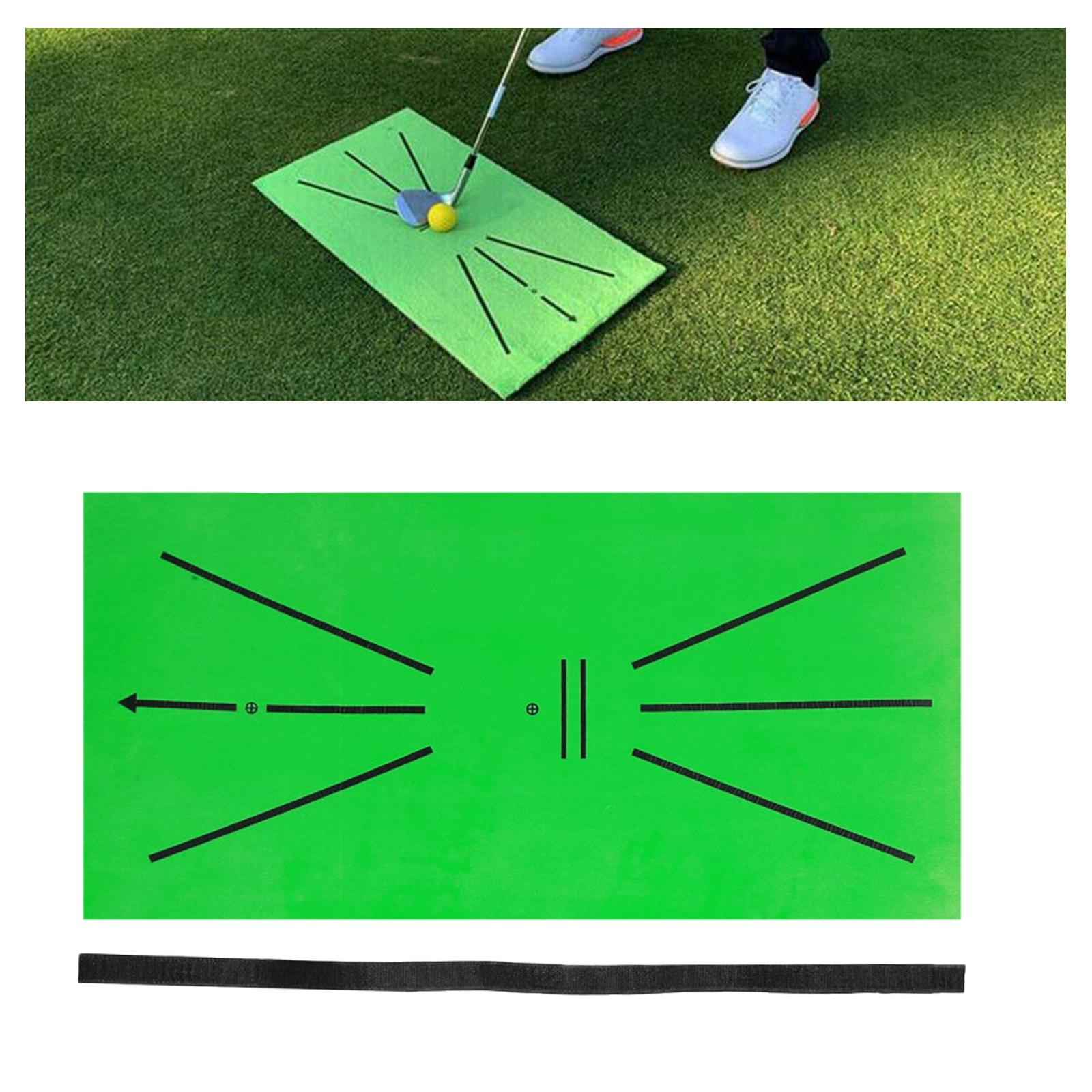 Golf Training Mat, Mini Golf Practice Training Aid Rug for Swing Detection Batting, Game for Home, Office, Outdoor , Father's Day Gifts