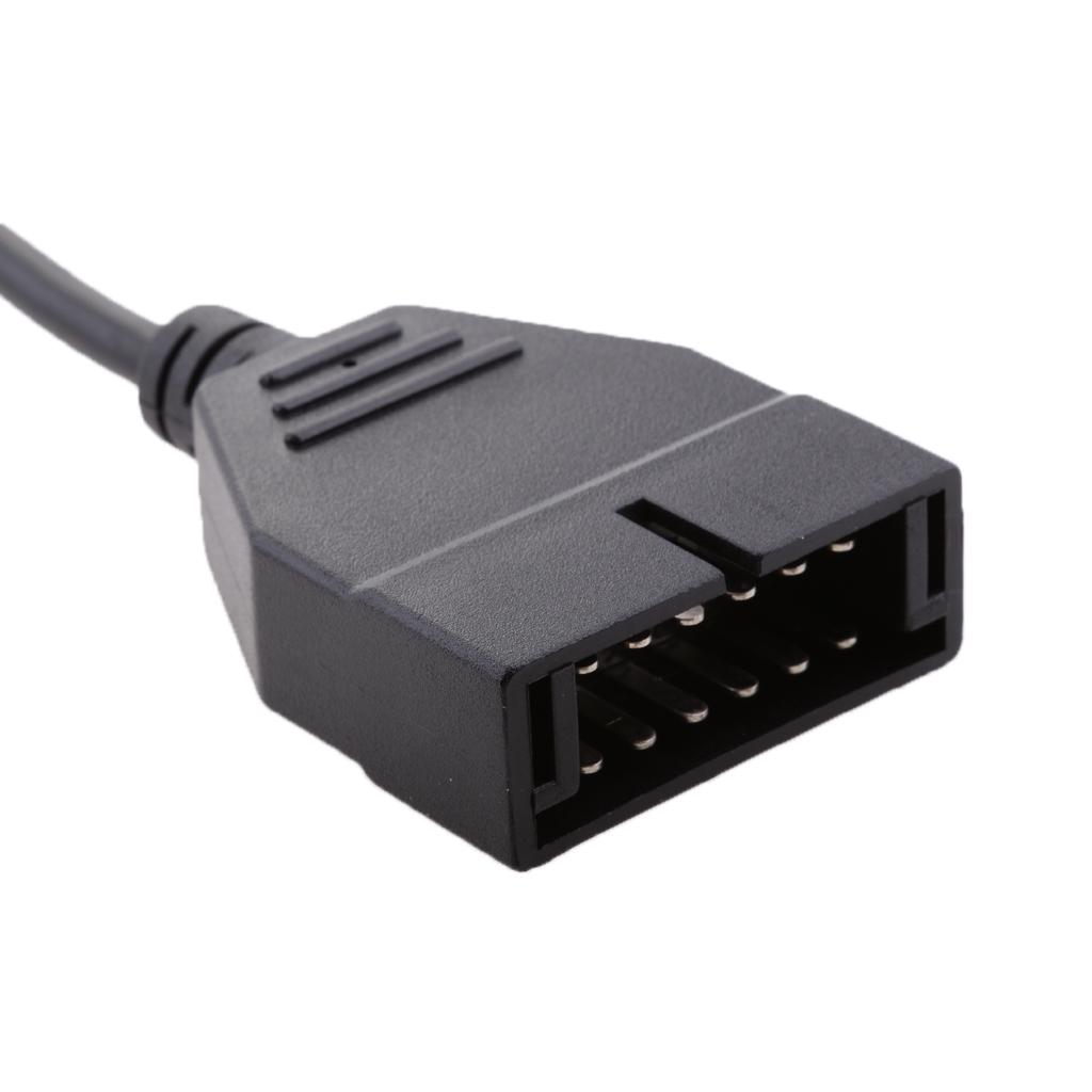 12 Pin OBD1 Đến 16 Pin OBD2 Cổng Kết Nối Cáp Cho GM Chevrolet GMC