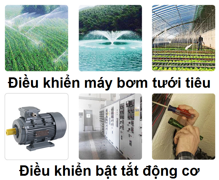 Công Tắc Điều Khiển Từ Xa Công Suất Lớn 1 Pha 220V 30A Sóng RF 433Mhz WT220