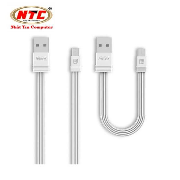 Bộ 2 cáp sạc microUSB Remax RC-062m 1m và 16cm - Hàng Chính Hãng