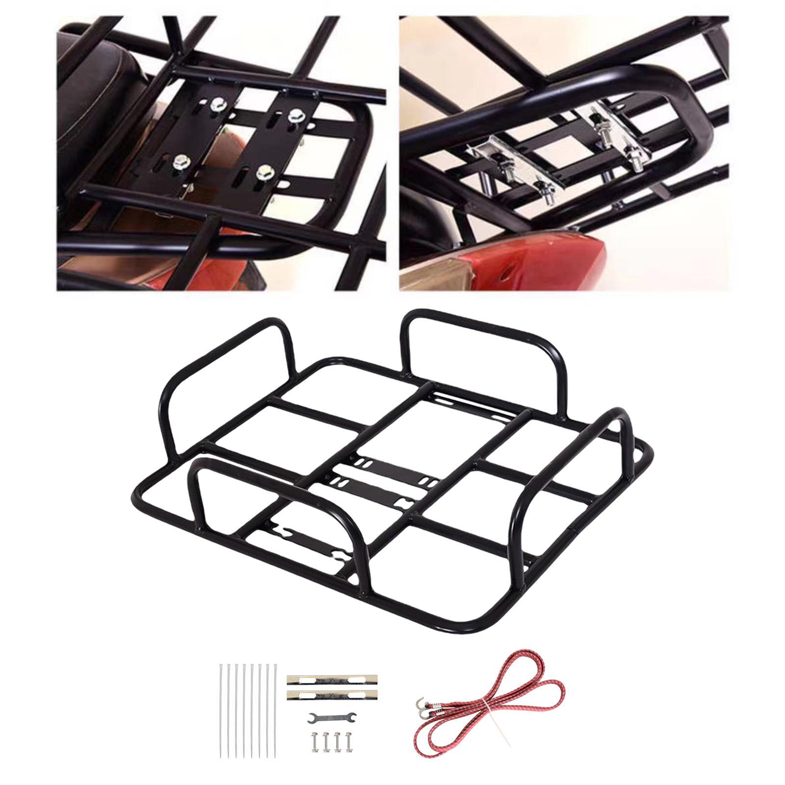 Bike Basket Basket Metal Detachable Bike Cargo Rack Cycling Accessories Panniers Front Handlebar Bike Basket for Mountain Road Bikes