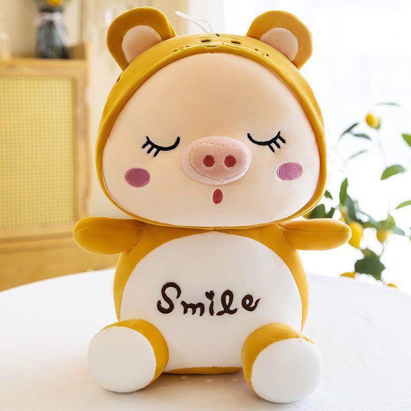 Gấu Bông Heo smile xinh xuất sắc.  Màu sắc xinh dễ thương GauBong.voyo