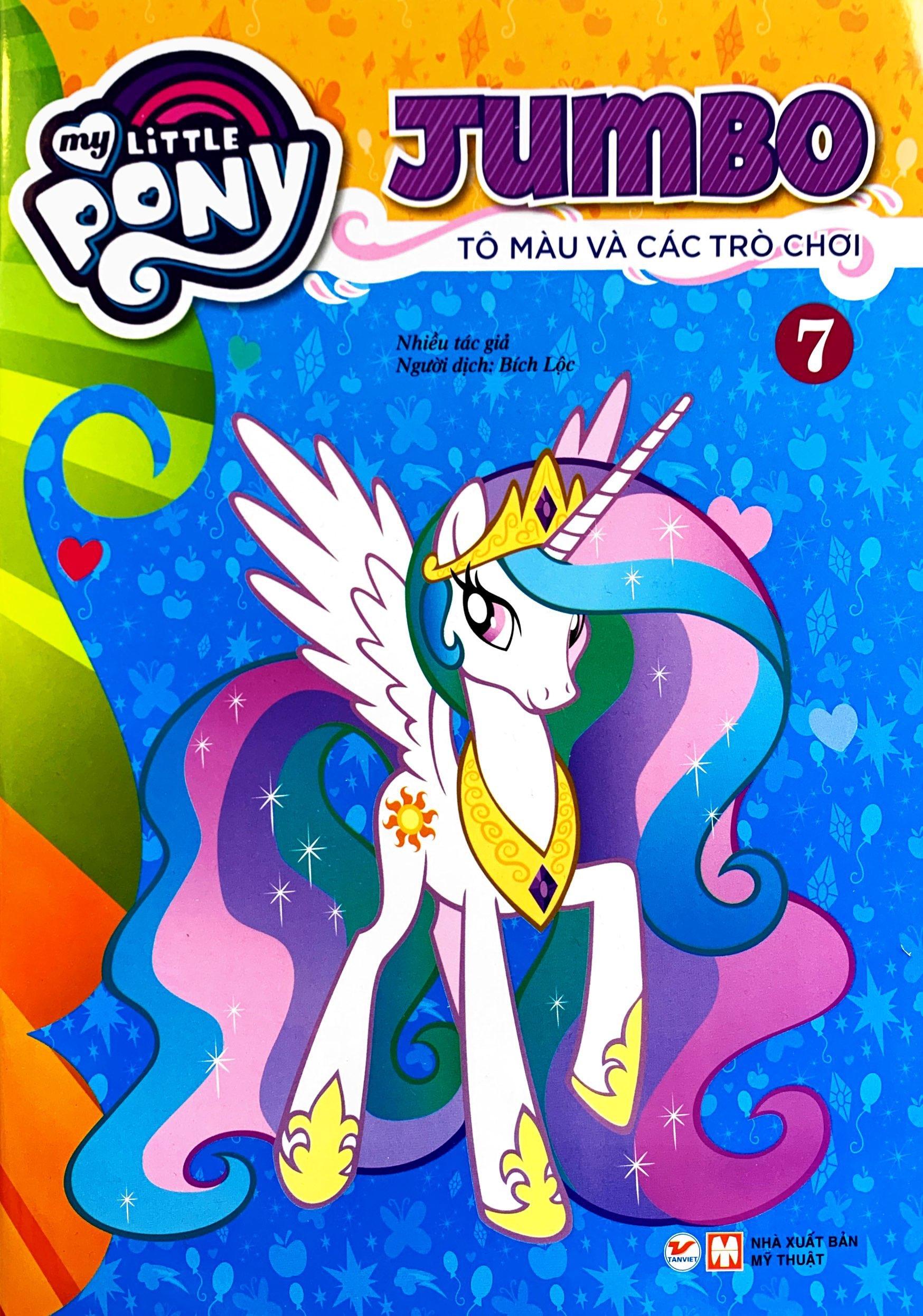 Sách My Little Pony - Jumbo Tô Màu Và Các Trò Chơi 7