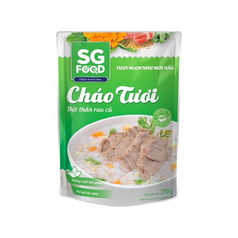 Cháo Tươi SG Food 240g Nhiều Vị (Trên 1 Tuổi)