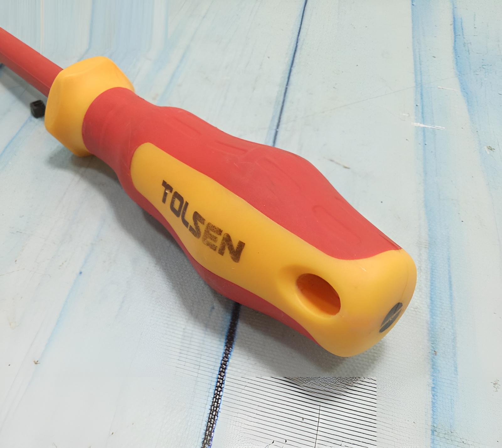 TUA VÍT CÁCH ĐIỆN 4.0*100MM TOLSEN 38001 - HÀNG CHÍNH HÃNG