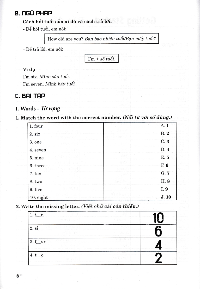 Bài Tập Tiếng Anh 2 (Bám Sát SGK I-Learn Smart Start) (HA)