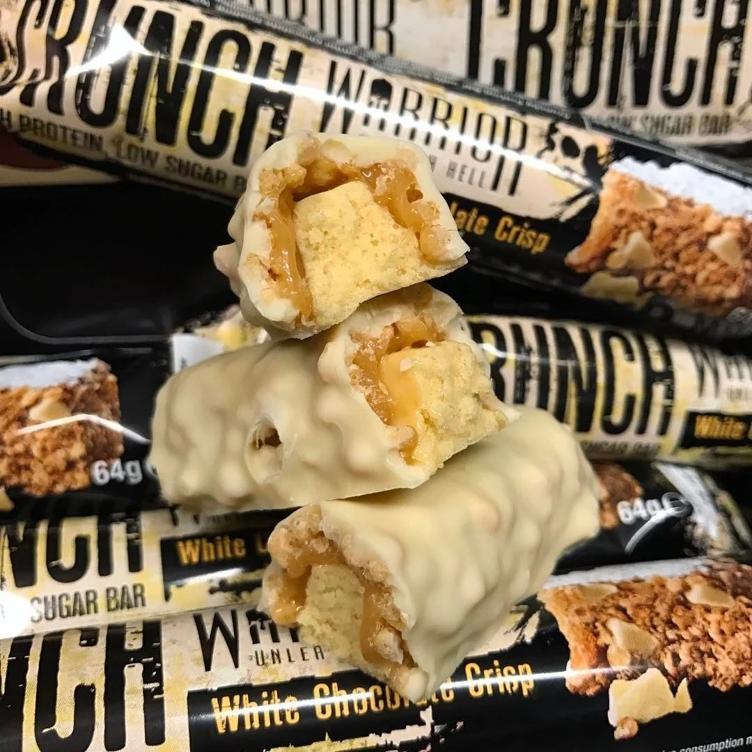 [Chính hãng] Thanh Bánh Protein Warrior CRUNCH Bar, Bổ sung 20g Protein, 24g Tinh bột | Nhập khẩu UK