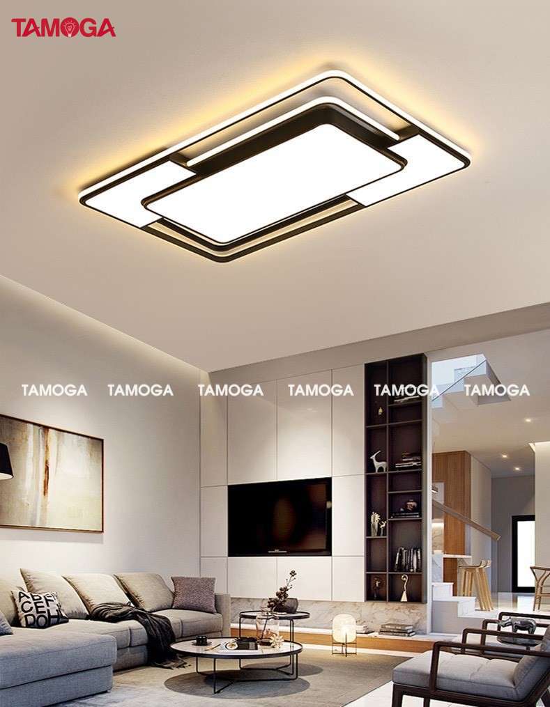 Đèn ốp trần hiện đại TAMOGA ALVAS 8519 + Tặng kèm khiển