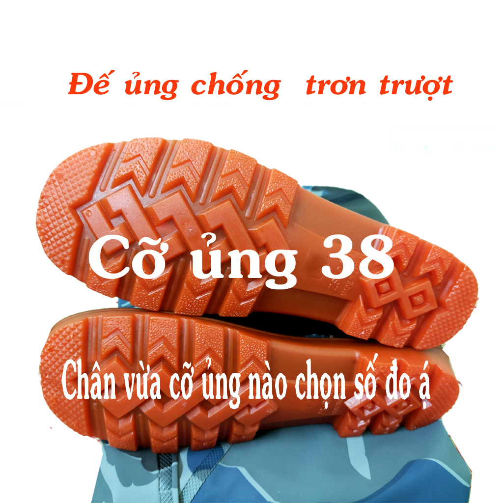 Quần lội nước cao cấp chất liệu cao su vải kết hợp dày 1.05 mm Size 38 - 43