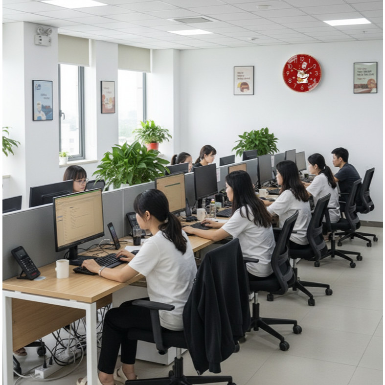 Đồng Hồ Treo Tường Mèo Thần Tài May Mắn