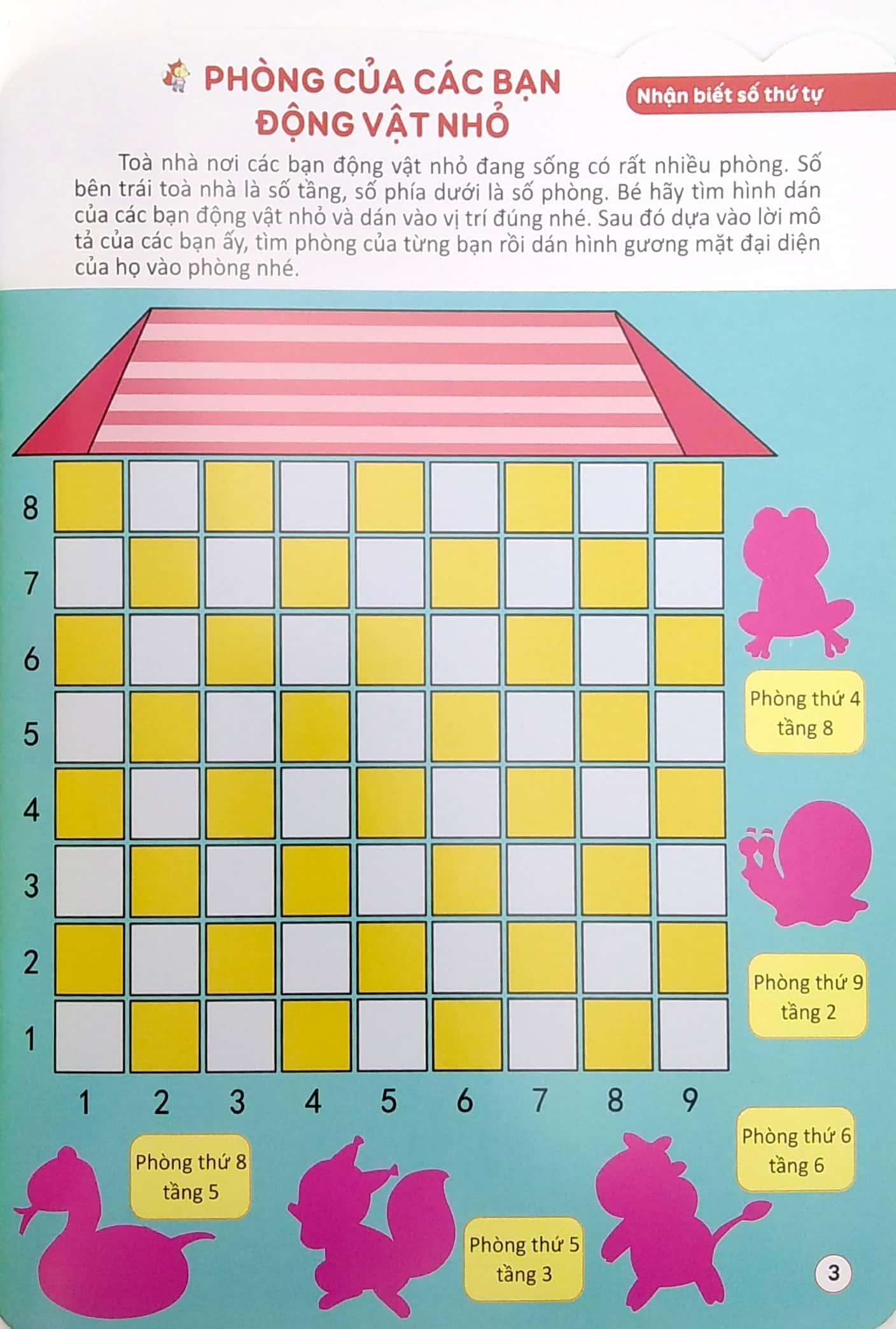 Bóc Dán Hình Thông Minh Phát Triển Khả Năng Tư Duy Toán Học IQ EQ CQ (5-6 Tuổi) - 198 Sticker (Quyển 2)