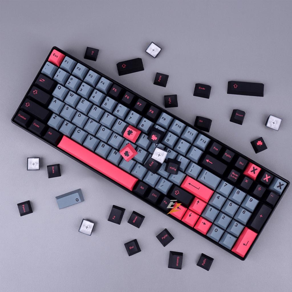 Keycap Cho Bàn Phím Cơ GMK 8008 Thick PBT Cherry Profile 129 Phím