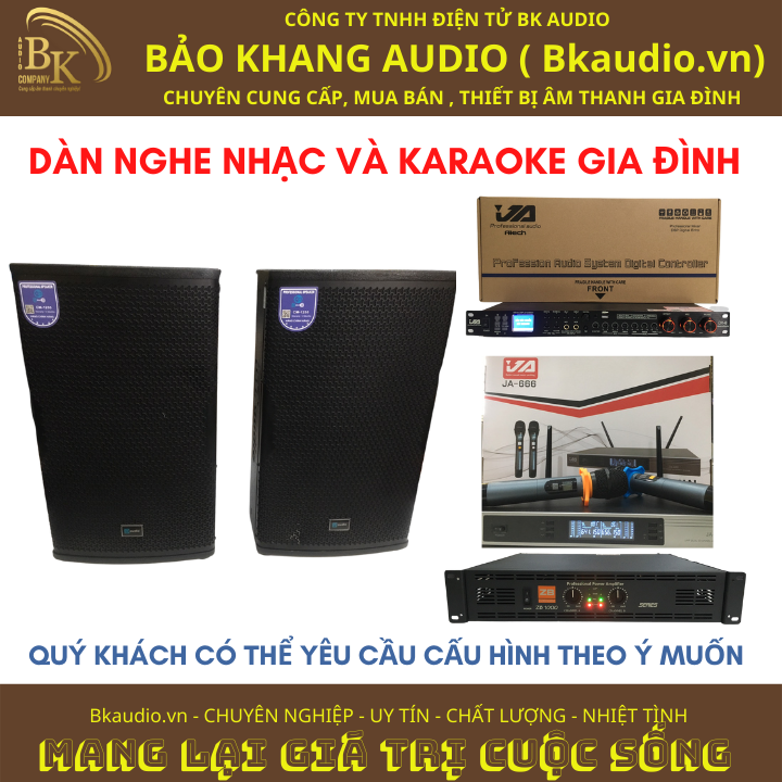 Dàn nghe nhạc và karaoke gia đình. Sản phẩm combo. Msp : SPCB-10