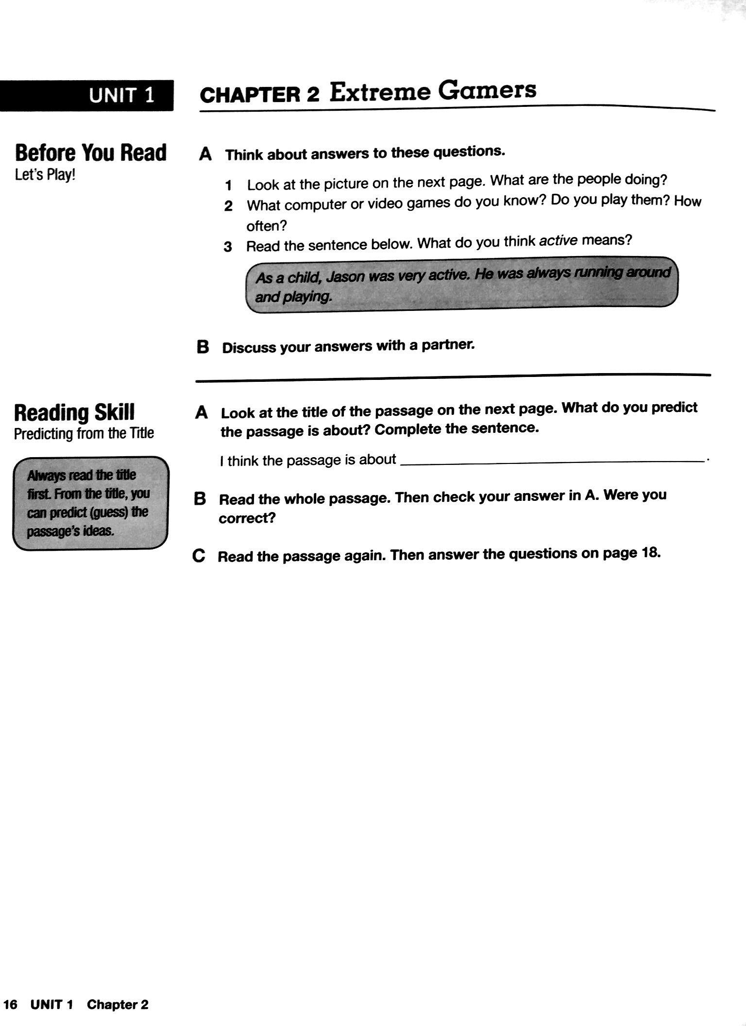 Active Skills For Reading Intro Student Book