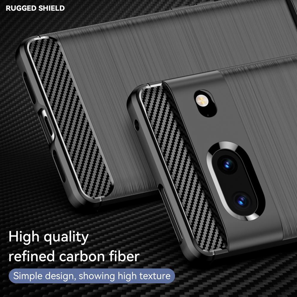 Ốp lưng cho Google Pixel 7 silicone mềm Carbon phay xước chống sốc chống vân tay