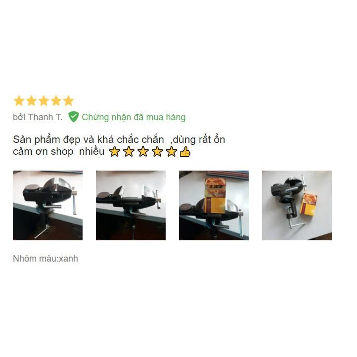 Eto kẹp bàn xoay 360 độ- Ê TÔ kẹp bàn bằng gang đúc