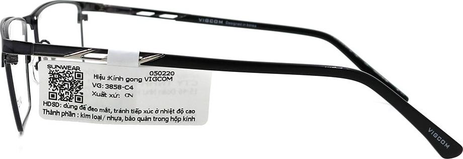 Gọng kính chính hãng Vigcom VG3858