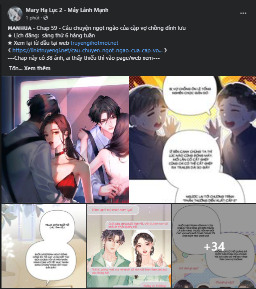 câu chuyện ngọt ngào của cặp vợ chồng đỉnh lưu chapter 59.1 1