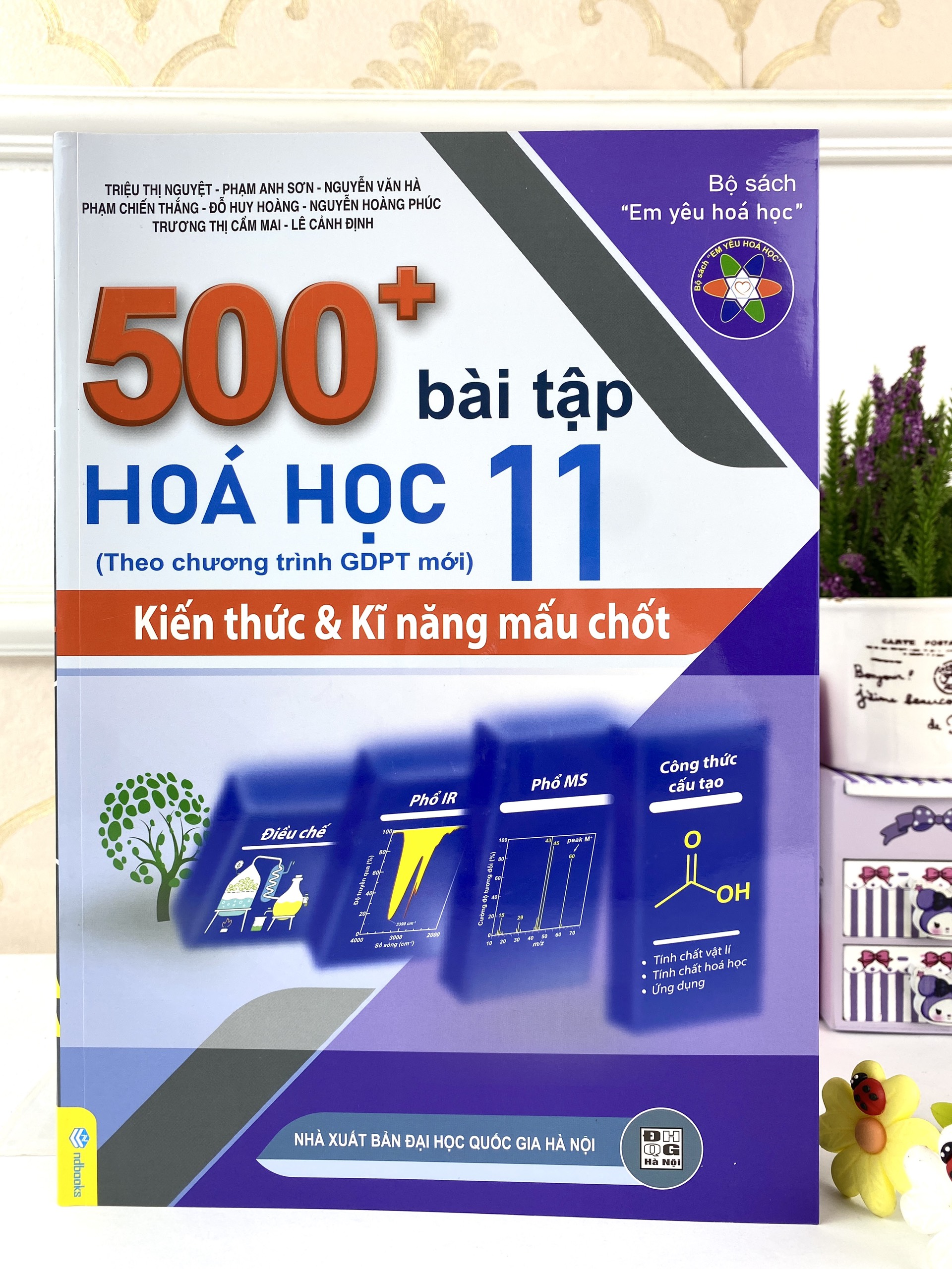 Sách - 500+ Bài Tập Hóa Học 11: Kiến thức và Kĩ năng mấu chốt - Theo chương trình GDPT mới - ndbooks