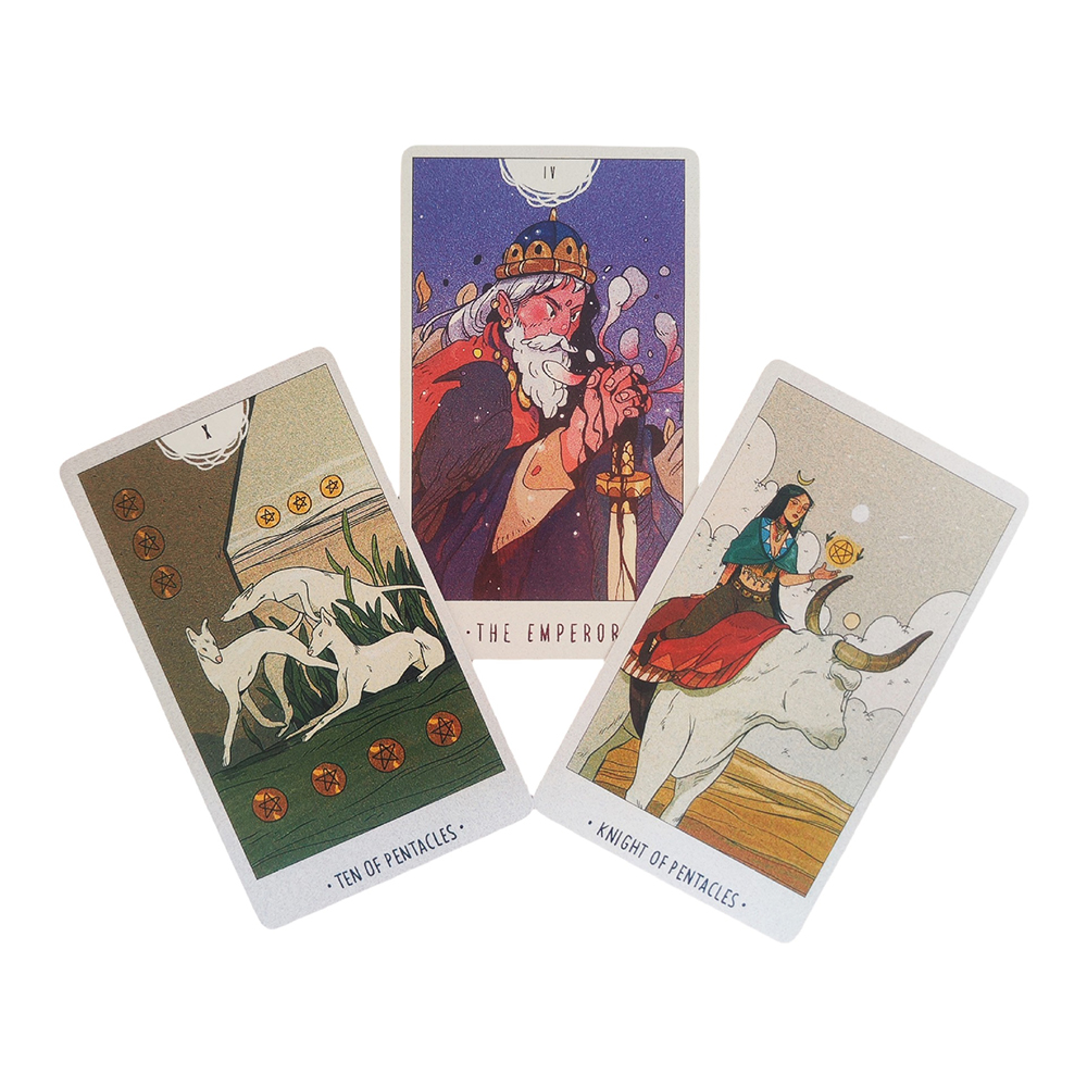 [Size Gốc] Bài Tarot White Numen 78 lá bài 7x12 Cm
