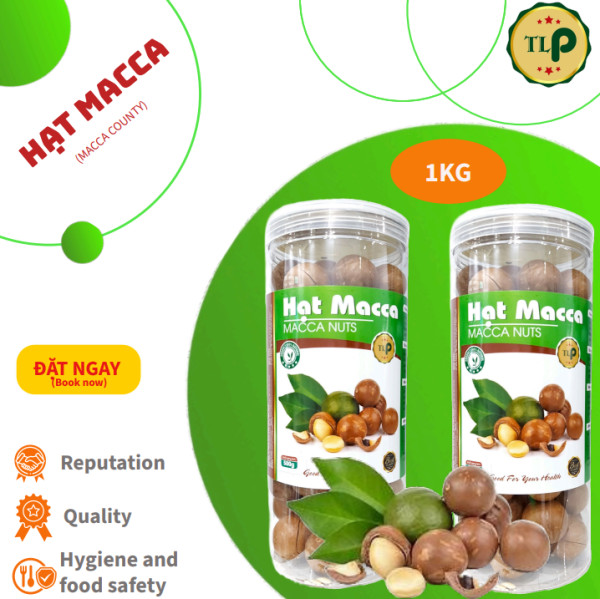 (COMBO 2 HŨ) HẠT MACCA CAO CẤP TÂN LỘC PHÁT - MỖI HŨ 500G