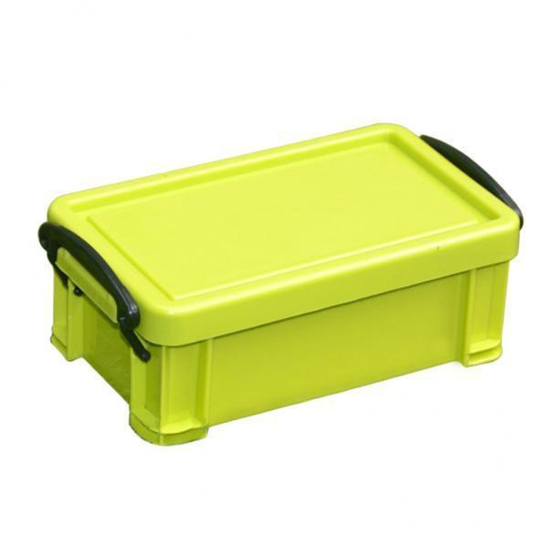 2-4pack Home Furnishing Box 0.5L Latch Box Colorful with Lid Food Sealed Case