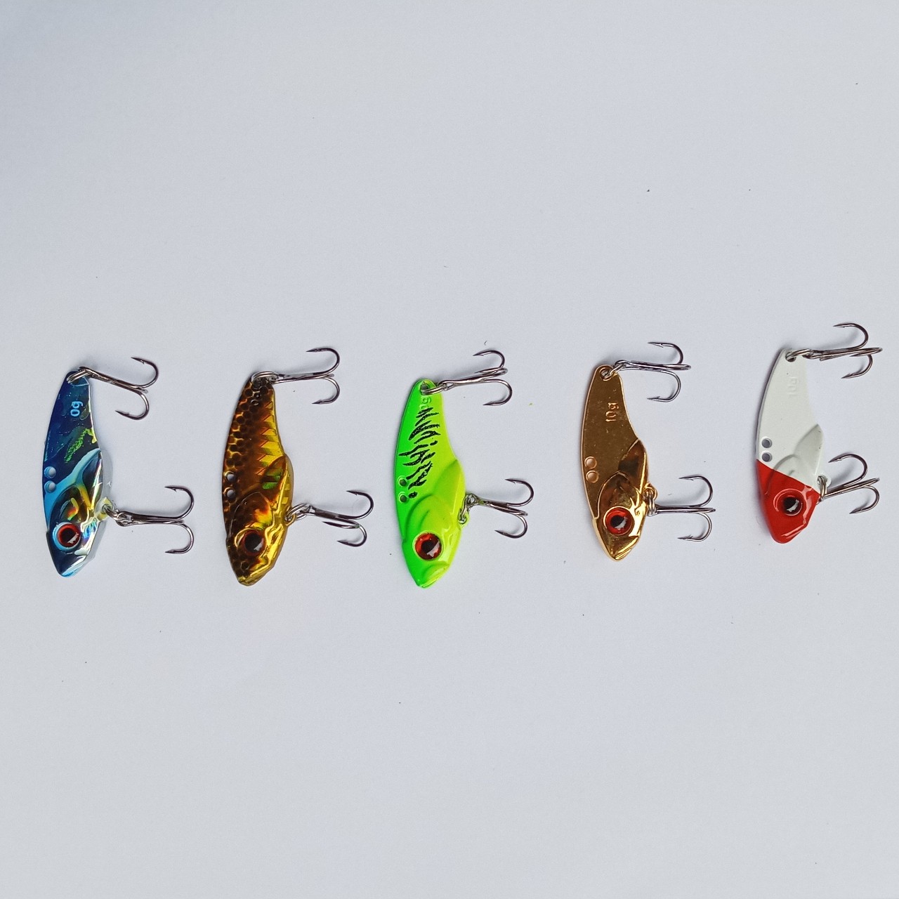 Mồi câu lure cá sắt VIB 7g,10g mồi lure cá lóc,Màu sắc 5 màu siêu nhậy