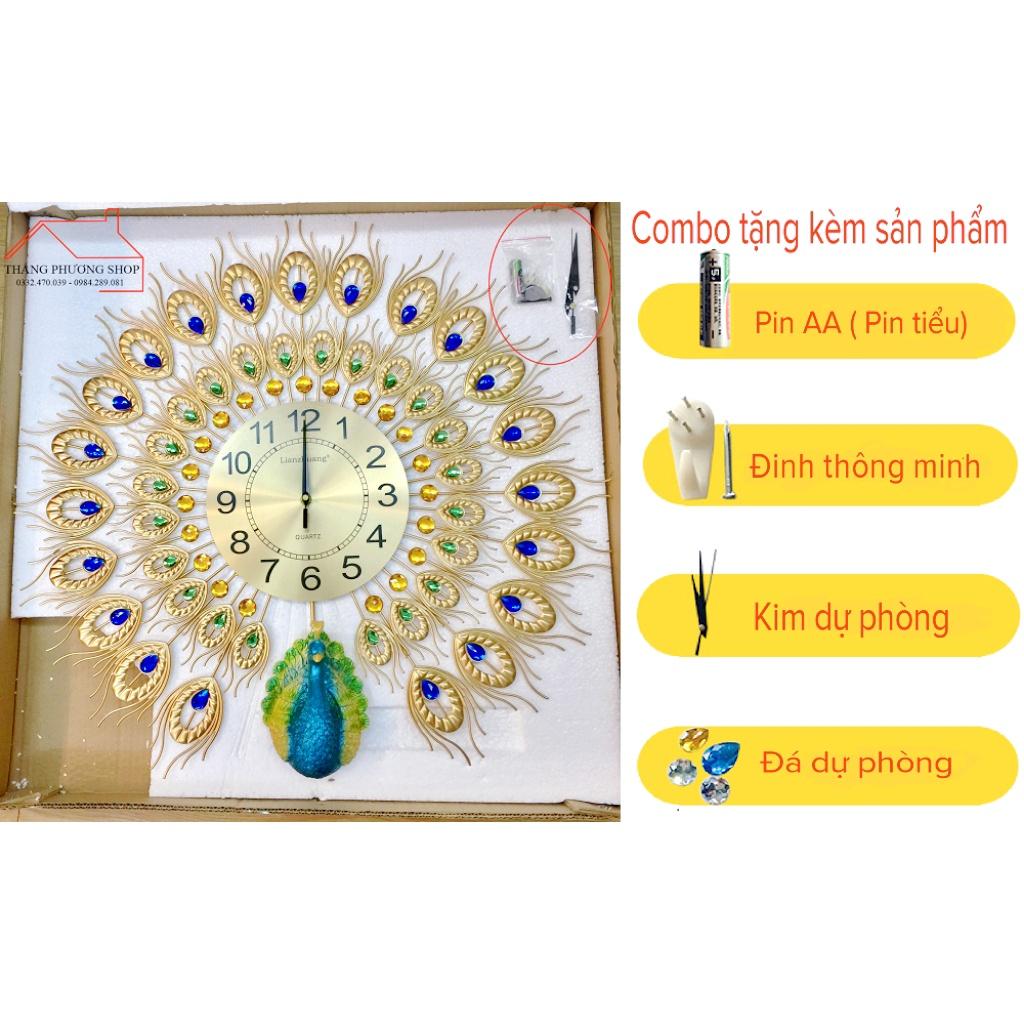 Đồng hồ Trang Trí Chim Công TP-003Y