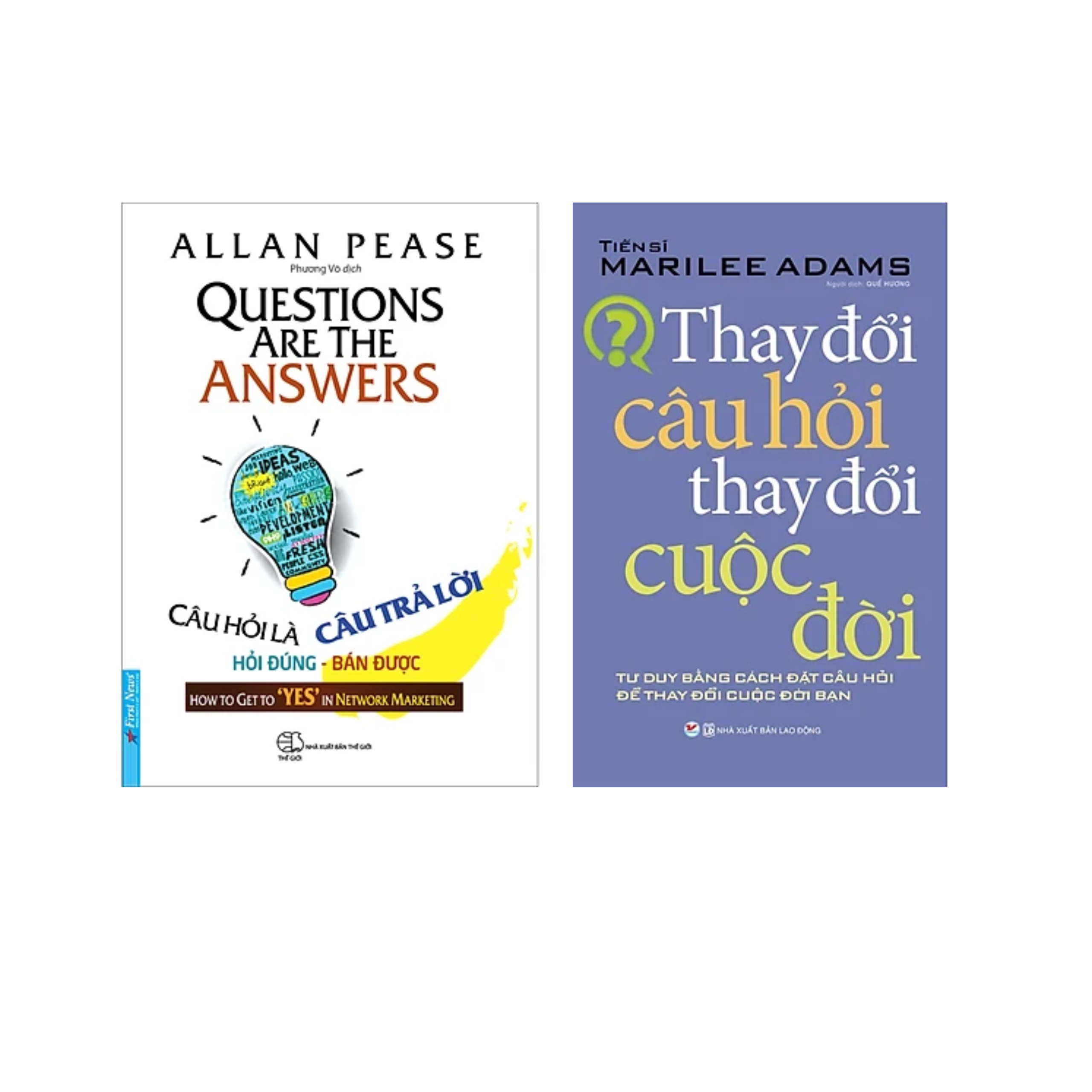 Combo 2 cuốn Sách Kĩ Năng : Câu Hỏi Là Câu Trả Lời + Thay Đổi Câu Hỏi Thay Đổi Cuộc Đời