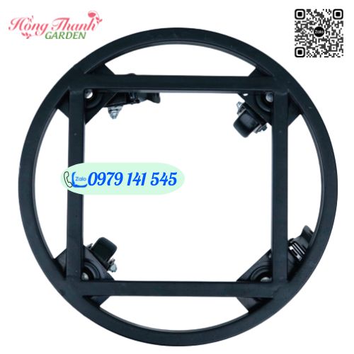 Kệ Để Chậu , Đế Chậu Thông Minh Cao Cấp GTH, Siêu Chắc Khỏe, Có Bánh Xe Di Chuyển, Có Chốt An Toàn, Chịu Lực Đến 180kg, Chất Liệu Hợp Kim Cao Cấp Sơn Tĩnh Điện