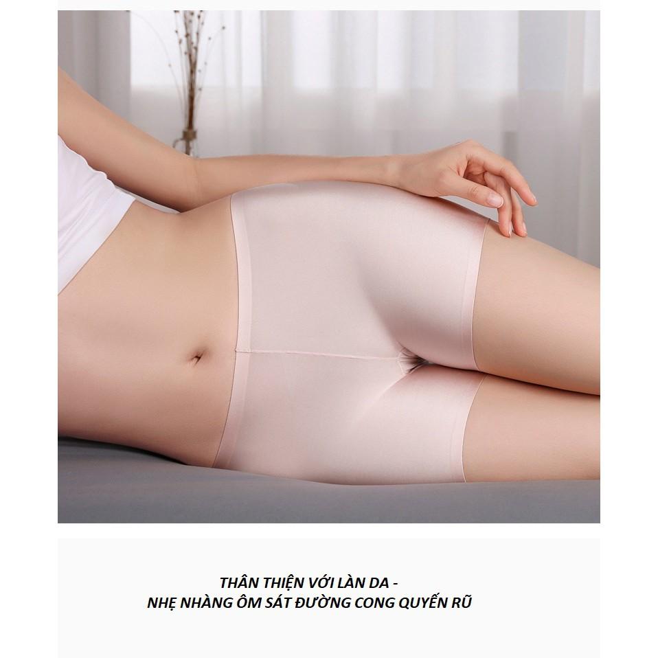 Quần Lót Nữ Dạng Boxer Băng Lụa Giấu Viền Siêu Mềm Nhẹ P469