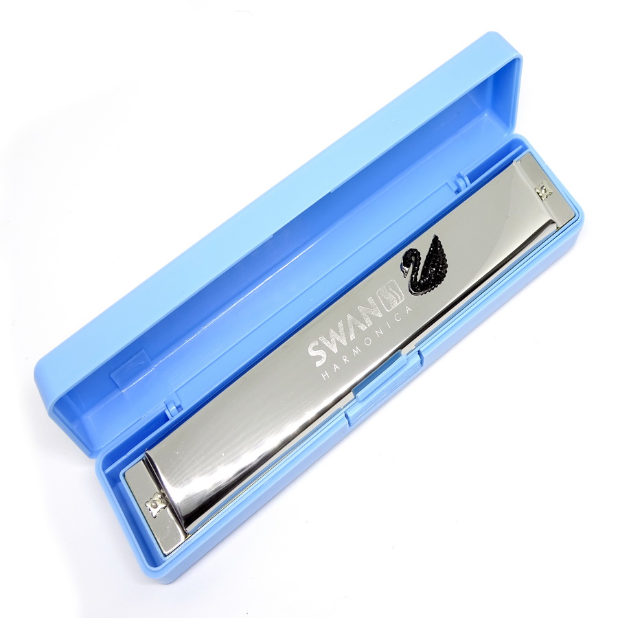 Kèn Harmonica Tremolo 24 lỗ Swan Inconceivable SW24 Cơ Bản Key C
