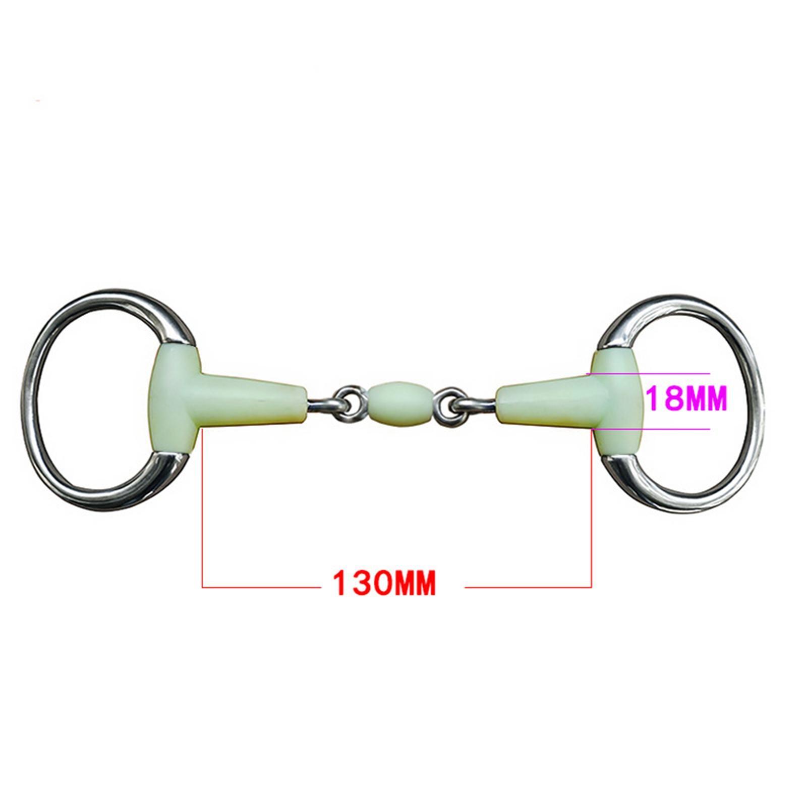 Ultralight Horse Bit Mouth Heavy Duty Horse Training Wear Resistant Stainless Steel for Outdoor Horse Riding Equipment Supplies