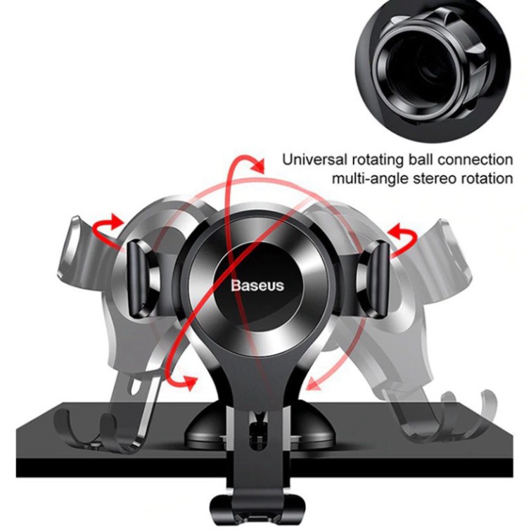 Kẹp Điện Thoại Trên Ô Tô, Xe Hơi Gắn Taplo chính hãng Baseus SUYL-XP01 Sang Trọng Hiện Đại