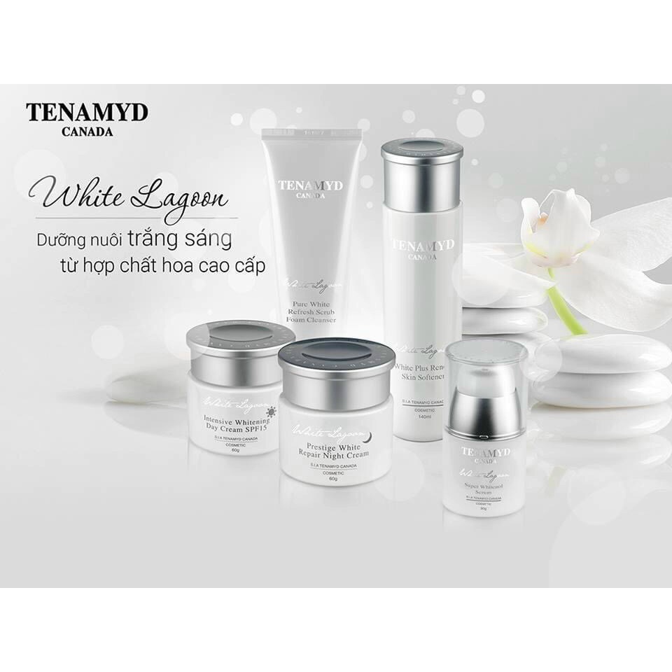 Kem Dưỡng Trắng Da TENAMYD White Lagoon Day & Night Cream 60g
